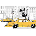 Megan Hess. New york: through a fashion eye варинант исполнения - 4 | Loft Concept в Москве