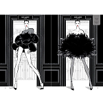 Megan Hess. Elegance варинант исполнения - 5 | Loft Concept в Москве