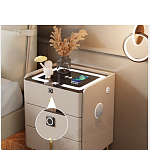 Умная прикроватная тумбочка c зарядкой для телефона Smart Furniture варинант исполнения - 4 | Loft Concept в Москве