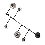 Бра с 5-ю плафонами разного диаметра и цвета Polyhedron варинант исполнения - 2 | Loft Concept в Москве