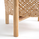 Кашпо на ножках из бамбука Bamboo Decor варинант исполнения - 6 | Loft Concept в Москве