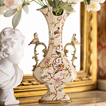 Ваза из фарфора с бронзовыми вставками Eden Garden варинант исполнения - 8 | Loft Concept в Москве