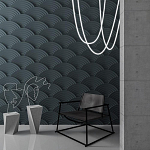 Гипсовая 3D Панель Aura варинант исполнения - 3 | Loft Concept в Москве