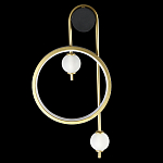 Бра с круглой рамкой и стеклянными белыми шарами B.LUX C Ball варинант исполнения - 2 | Loft Concept в Москве