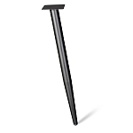 Обеденный стол с прямоугольной черно-золотой столешницей из стекла на 4-х металлических ножках Gold and Black Marble варинант исполнения - 5 | Loft Concept в Москве