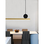 Люстра линейная светодиодная в минималистичном стиле New Age of Light варинант исполнения - 7 | Loft Concept в Москве