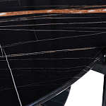 Стол журнальный круглый черный с полкой Inherence варинант исполнения - 3 | Loft Concept в Москве