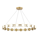 Люстра кольцевая с круглыми светодиодными источниками света Maxine Light варинант исполнения - 7 | Loft Concept в Москве