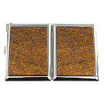 Портсигар с газовой зажигалкой из натурального камня Яшма Змеиная Stone Cigarettes Cases варинант исполнения - 9 | Loft Concept в Москве