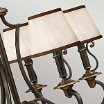 Люстра бронзового цвета с бежевыми абажурами из органзы в классическом стиле Hinkley варинант исполнения - 13 | Loft Concept в Москве