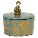 Фарфоровая шкатулка Swan Lake варинант исполнения - 5 | Loft Concept в Москве