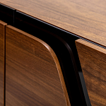 ТВ-тумба с узором из шпона на фасаде Sahara варинант исполнения - 4 | Loft Concept в Москве