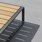 Шезлонг на металлическом каркасе с регулируемой спинкой GUELL Sunbed варинант исполнения - 5 | Loft Concept в Москве