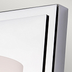 Бра для ванных комнат с белым цилиндрическим плафоном на прямоугольном основании цвета хром Feiss варинант исполнения - 2 | Loft Concept в Москве