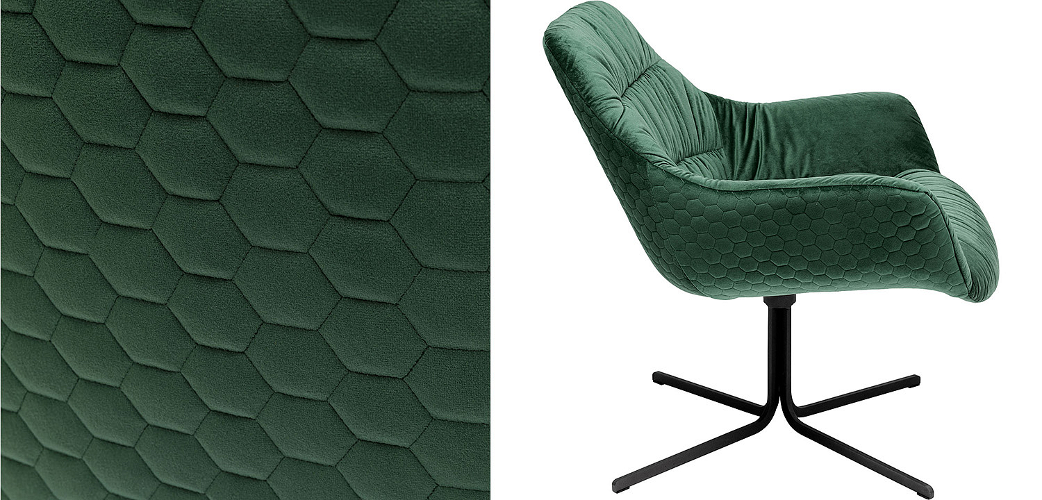 Кресло вращающееся Green Honeycomb - Loft-Concept в Москве