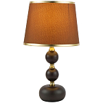 Настольная лампа с абажуром Altera Lampshade Brown Gold Table Lamp варинант исполнения - 1 | Loft Concept в Москве