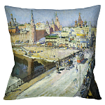 Подушка декоративная Москворецкий мост Impressionism in Art варинант исполнения - 1 | Loft Concept в Москве