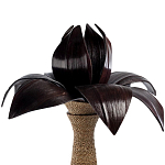 Настольная лампа черная INDONESIAN LAMPS варинант исполнения - 2 | Loft Concept в Москве