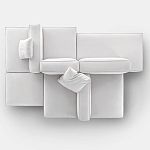 Модульный диван трансформер Harn в стиле минимализм  варинант исполнения - 2 | Loft Concept в Москве