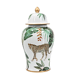 Ваза из фарфора с ручной росписью Leopard Collection  варинант исполнения - 3 | Loft Concept в Москве