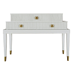 Премиальная Консоль с тремя ящиками Elsa Dreams White варинант исполнения - 4 | Loft Concept в Москве