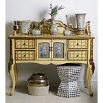 Комод деревянный Illustration of flowers варинант исполнения - 7 | Loft Concept в Москве