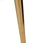 Стул бежевый из экокожи на золотых ножках Attribute of Elegance варинант исполнения - 5 | Loft Concept в Москве