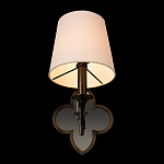 Бра с белым текстильным абажуром и фигурным основанием с зеркальной вставкой Vitorino варинант исполнения - 17 | Loft Concept в Москве