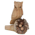 Статуэтка из дерева сова Animals of the World варинант исполнения - 3 | Loft Concept в Москве