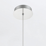 Подвесной светильник хромированного цвета с прозрачным цилиндрическим стеклянным плафоном Eurofase варинант исполнения - 7 | Loft Concept в Москве