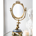 Настольное зеркало в бронзовой рамке Eden Garden варинант исполнения - 4 | Loft Concept в Москве