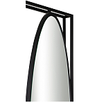 Зеркало овальное в металлической оправе в стиле лофт Urban Style Space варинант исполнения - 2 | Loft Concept в Москве