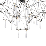 Потолочный светильник с тонким металлическим каркасом цвета хром Quasar варинант исполнения - 4 | Loft Concept в Москве