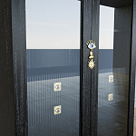 Дизайнерский шкаф витрина Elsa Dreams Black с 4-мя ящиками варинант исполнения - 4 | Loft Concept в Москве