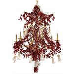 Люстра с декором в виде кораллов и ракушек Corals and Shells Chandelier Red варинант исполнения - 3 | Loft Concept в Москве