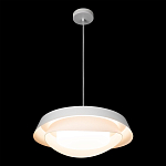 Подвесной светильник круглый белого цвета из металла Vita Cuna варинант исполнения - 6 | Loft Concept в Москве