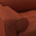 Мебельная ткань Шенилл терракотовый цвет 138 см T4-44 варинант исполнения - 6 | Loft Concept в Москве