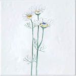 Плитка с узором Ромашки варинант исполнения - 2 | Loft Concept в Москве