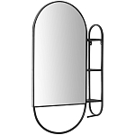 Овальное настенное зеркало с боковым креплением Cole Industrial Mood Mirror варинант исполнения - 1 | Loft Concept в Москве