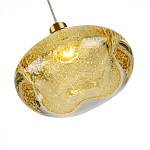 Подвесной светильник с прозрачным стеклянным плафоном округлой формы Effervia  варинант исполнения - 11 | Loft Concept в Москве