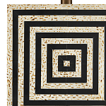 Настольная лампа с квадратным основанием и прямоугольным абажуром Neat Lines варинант исполнения - 1 | Loft Concept в Москве