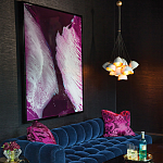 Люстра с 15-ю белыми  плафонами с золотой внутренней поверхностью Hinkley варинант исполнения - 3 | Loft Concept в Москве