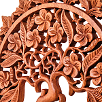 Панно из дерева круглое Sakura Panel With Trees варинант исполнения - 2 | Loft Concept в Москве