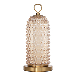 Настольная лампа с факутрным стеклянным плафоном Sonora варинант исполнения - 2 | Loft Concept в Москве