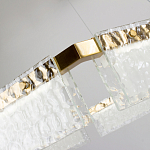 Светодиодная люстра с рельефным стеклом ICE GLASS 70 варинант исполнения - 4 | Loft Concept в Москве