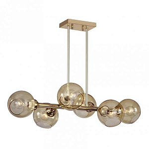 Люстра Glass Bubble Chandelier Brass