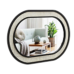 Зеркало в раме из ротанга Dewh варинант исполнения - 2 | Loft Concept в Москве