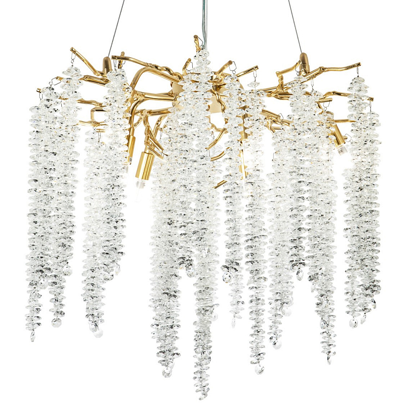          Fairytree Gold Crystal Chandelier 6      | Loft Concept 