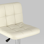 Барный стул с сиденьем молочного цвета Honory варинант исполнения - 7 | Loft Concept в Москве