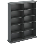 Двойной стеллаж серый Percent Rack Grey варинант исполнения - 1 | Loft Concept в Москве